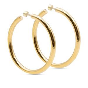 Jennifer Fisher Samira Gold Hoops 3"